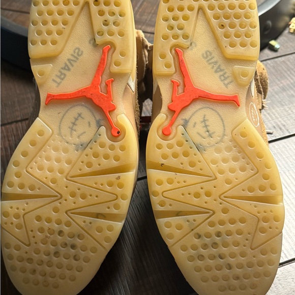 Nike Jordan Tan and Red Men\'s Boots